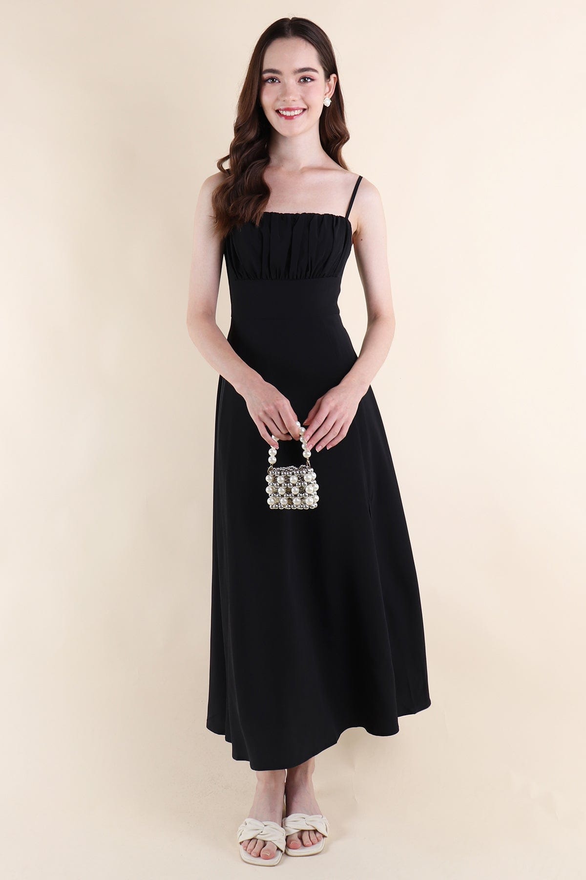 Girls black deals maxi dress